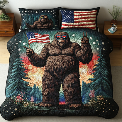 BigFoot Freedom 3-Piece Quilted Bedding Set NCU0DK8479