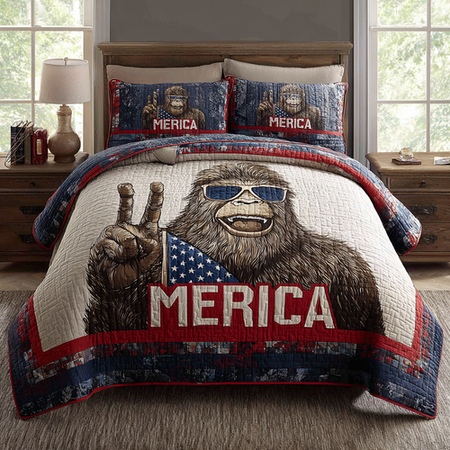 BigFoot Legend 3-Piece Quilted Bedding Set NCU0DK8476