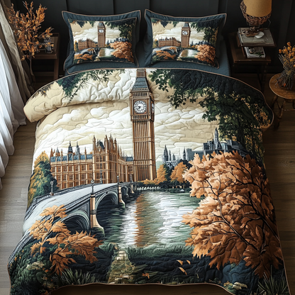 Big Ben View 3-Piece Quilted Bedding Set NCU0VH4740