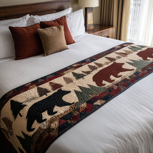 Big Paw Path Quilted Bed Runner NCU0PT8464