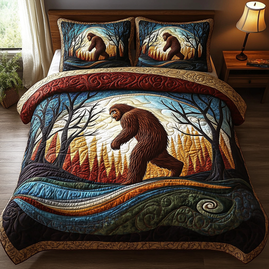 Bigfoot Mysteries Quilted Bedding Set NCU0DV4844
