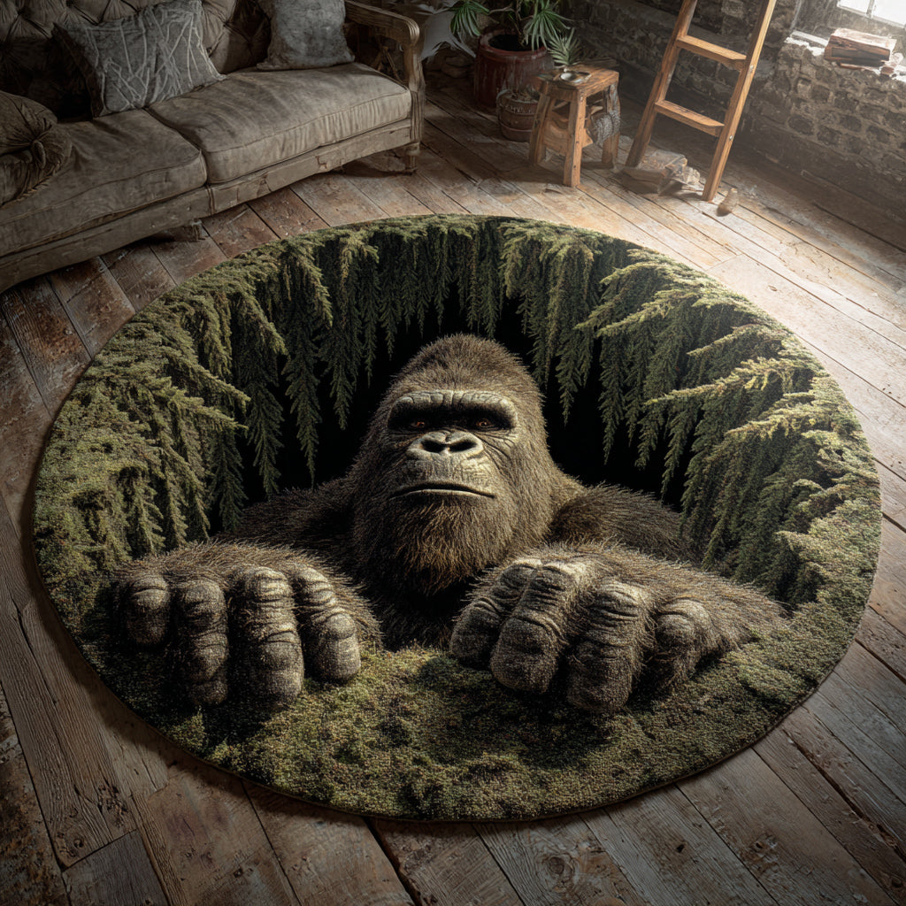 Bigfoot Abyss Round Carpet NCU0HH1686