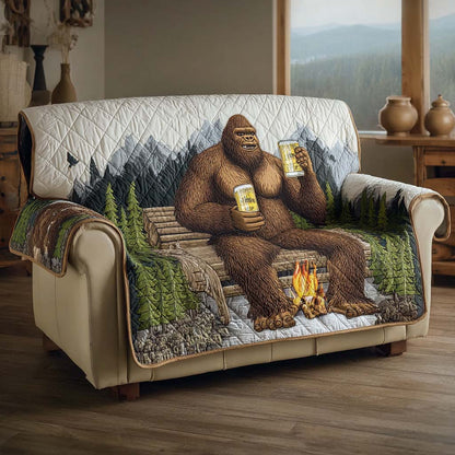 Bigfoot Beer Garden Quilted Sofa Cover NCU0HH1846