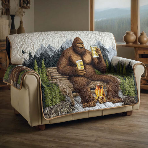 Bigfoot Beer Garden Quilted Sofa Cover NCU0HH1846