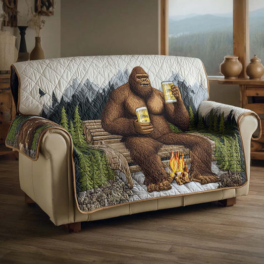 Bigfoot Beer Garden Quilted Sofa Cover NCU0HH1846