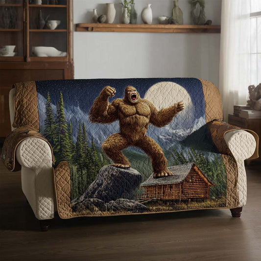 Bigfoot Cabin Guardian Quilted Sofa Cover NCU0HH1847