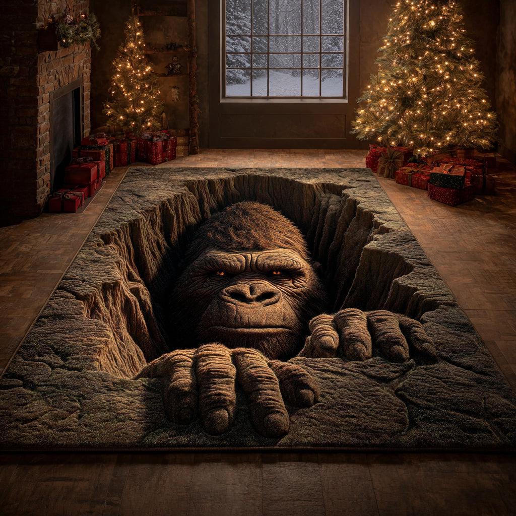 Bigfoot Cave Dweller Area Rug NCU0HH1557