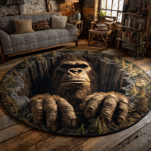 Bigfoot Cavern Round Carpet NCU0HH1687