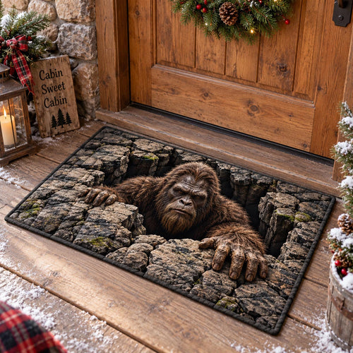 Bigfoot Doorstep Surprise Doormat NCU0DV10138