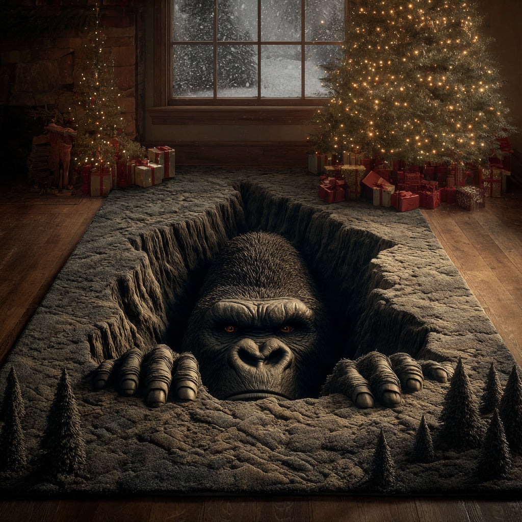 Bigfoot Emergence Realm Area Rug NCU0HH1558