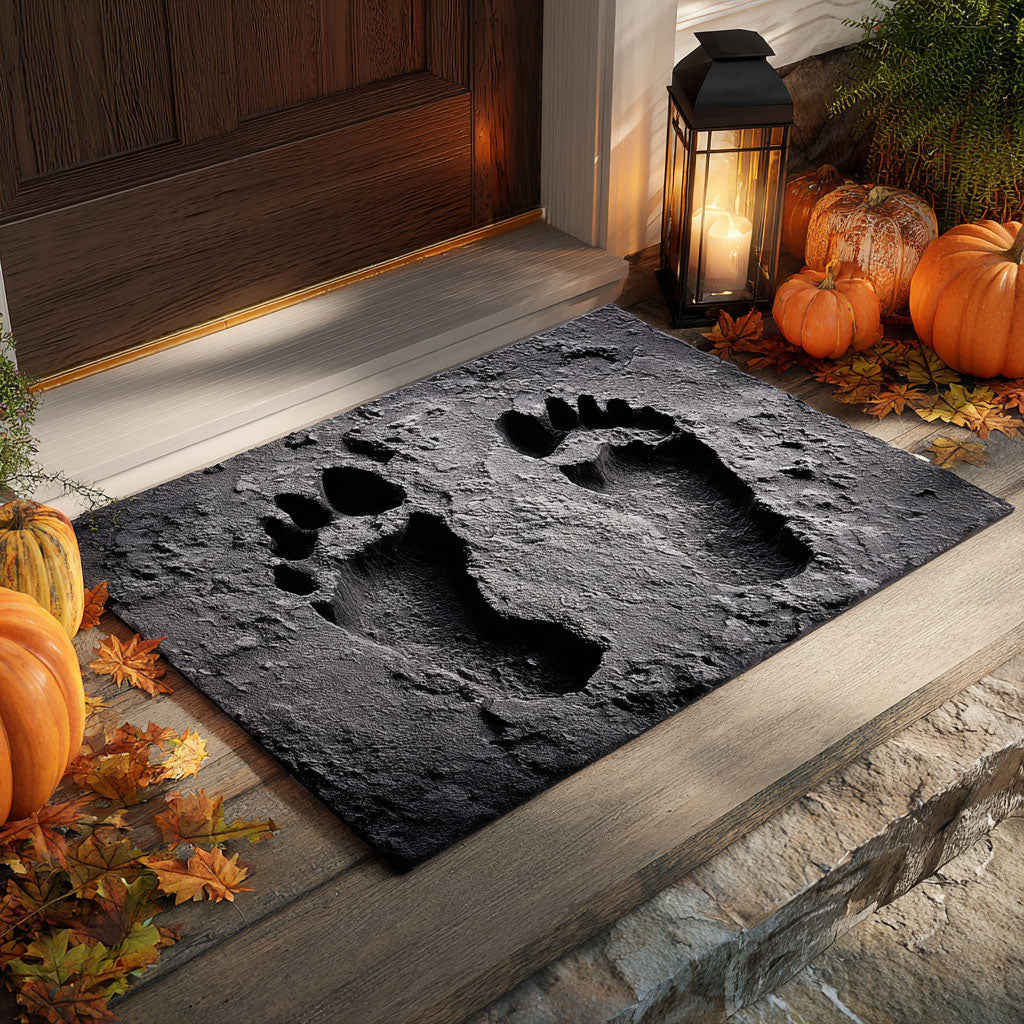 Bigfoot Footprint Doormat NCU0TV518