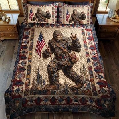 Bigfoot Independence 3-Piece Quilted Bedding Set NCU0PT7719