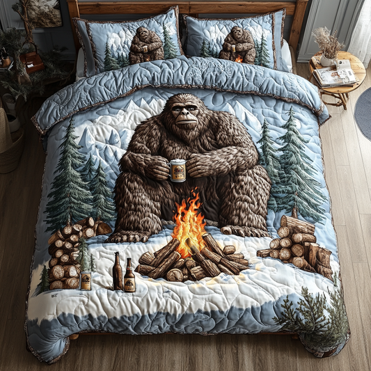 Forest 3-Piece Quilted Bedding Set NCU0VT179