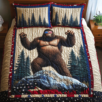 Bigfoot Pride 3-Piece Quilted Bedding Set NCU0PT7720