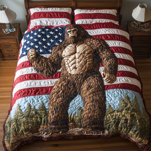 Bigfoot Pride 3-Piece Quilted Bedding Set NCU0VH5725