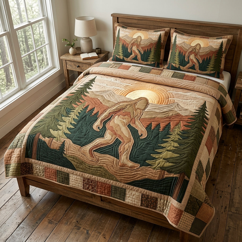 Bigfoot Roam 3-Piece Quilted Bedding Set NCU0DV9713