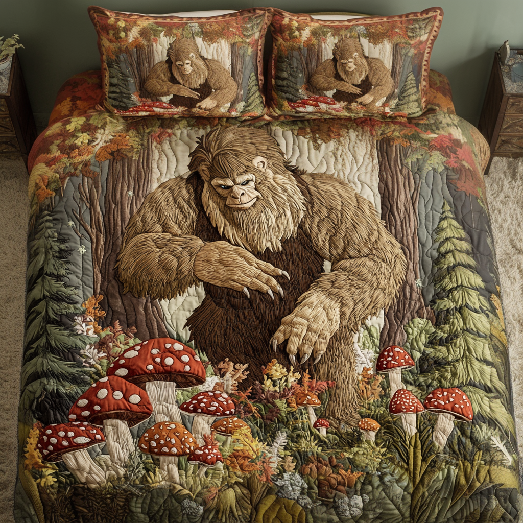 Bigfoot Trail 3-Piece Quilted Bedding Set NCU0VH5709