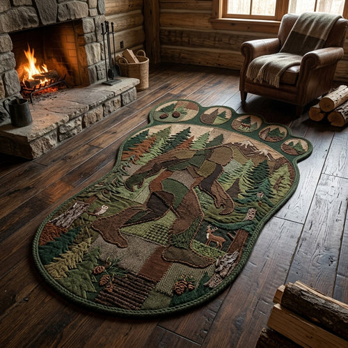 Bigfoot Trail Custom Shape Area Rug NCU0DV9662