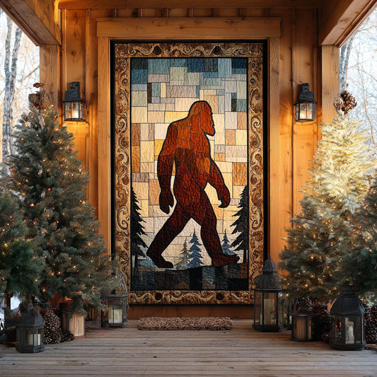 Bigfoot Trail Quilted Door Cover NCU0DV8543