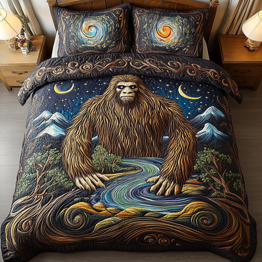 Bigfoot Quilted Bedding Set NCU0VT104