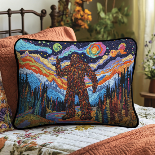 Bigfoot Trails Quilted Bedding Pillow Case NCU0DK4304