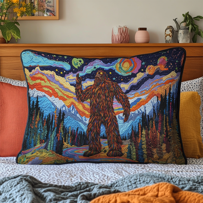 Bigfoot Trails Quilted Bedding Pillow Case NCU0DK4304