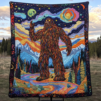 Bigfoot Trails Quilted Blanket NCU0DK4036