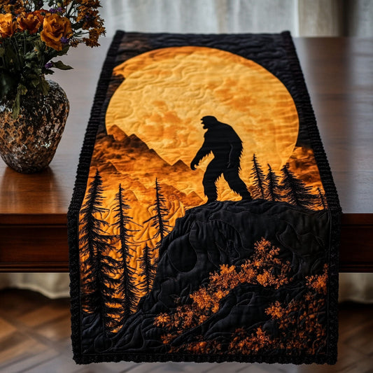 Bigfoot at Dusk Quilted Table Runner NCU0NT4718