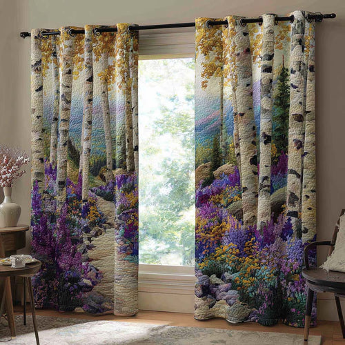 Birch Meadow Quilted Curtains NCU0NT11275