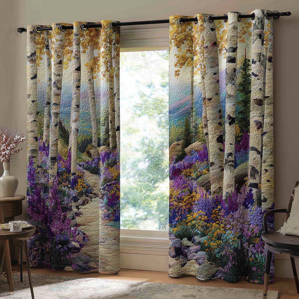 Birch Meadow Quilted Curtains NCU0NT11275