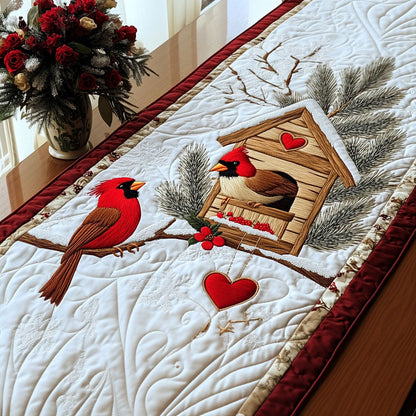 Birdhouse Love Quilted Table Runner NCU0NT2959