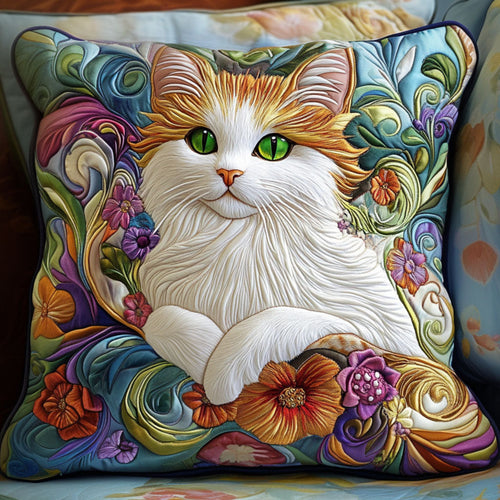 Black Cat Majesty Quilted Pillow Case NCU0NT6273