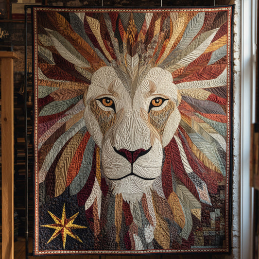 Black Lion Quilted Blanket NCU0HH137