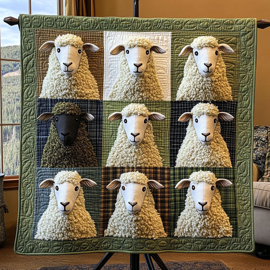 Black Sheep and Friends Quilted Blanket NCU0PT4268