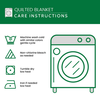 Floral Melody Quilted Blanket NCU0NT5776
