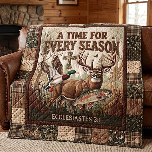 Blessed Hunt Quilted Blanket NCU0DV9745