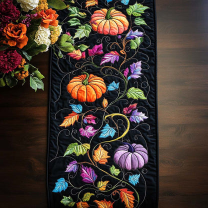 Blessed Pumpkin Days Quilted Table Runner NCU0NT8388