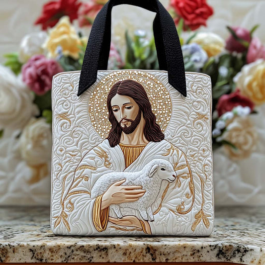 Blessed Savior Love Quilted Tote Bag NCU0NT8541
