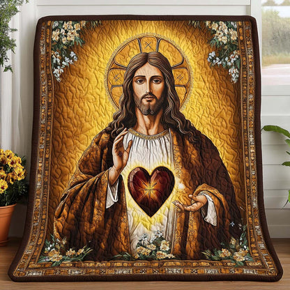 Blessed Savior Quilted Blanket NCU0NT7765