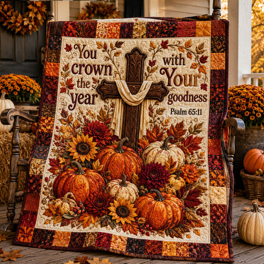 Blessings of the Harvest Quilted Blanket NCU0PT11773