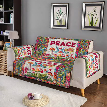 Blissful Peace Quilted Sofa Cover NCU0PT6907