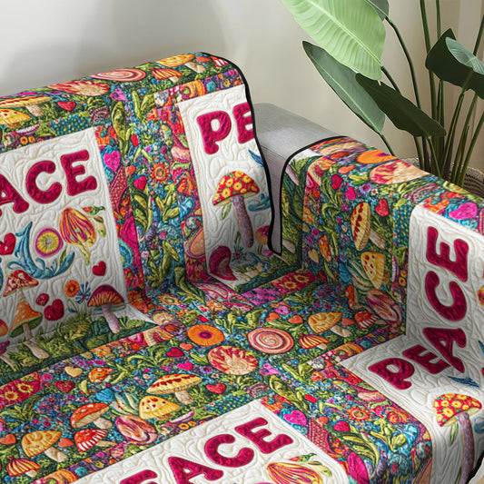 Blissful Peace Quilted Sofa Cover NCU0PT6907