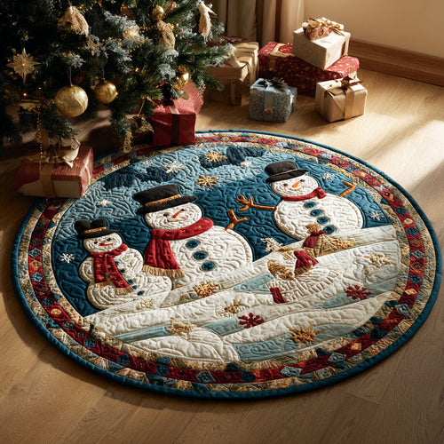 Blizzard Joy Quilted Round Mat NCU0PT10423