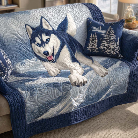 Blizzard Runner Quilted Sofa Cover NCU0XD1266