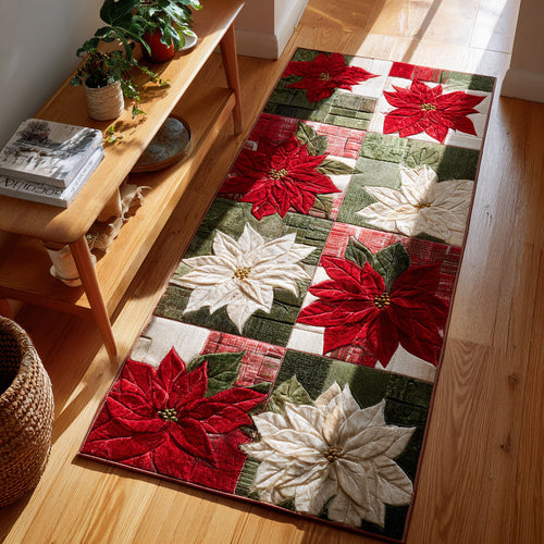 Block Poinsettia Runner Carpet NCU0HH969