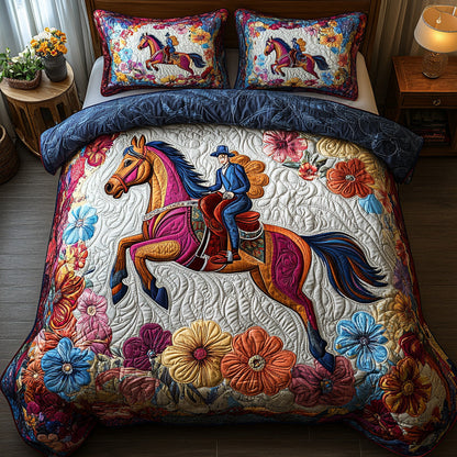 Bloom And Ride 3-Piece Quilted Bedding Set NCU0DV6640