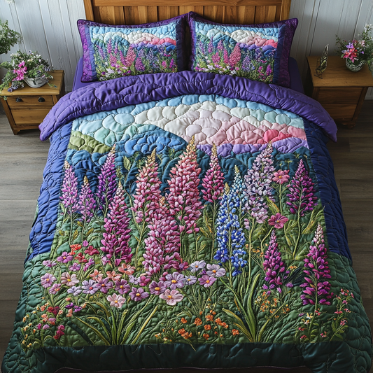 Bloom Bliss 3-Piece Quilted Bedding Set NCU0VH5648