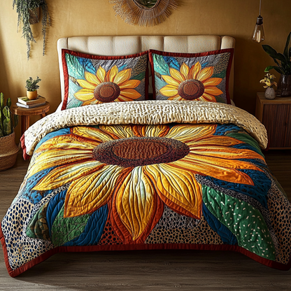 Bloom Bright 3-Piece Quilted Bedding Set NCU0VL2398
