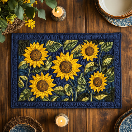 Bloom Bright Quilted Place Mat NCU0VH159