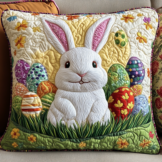 Bloom Bunny Quilted Pillow Case NCU0VH3495